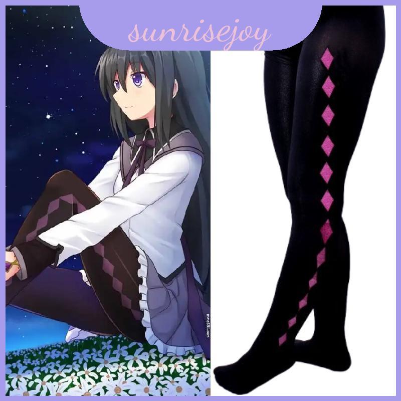 Puella Magi Madoka Magica Akemi Homura Quần Cosplay Có Hàng Dệt Kim Thủ Công Cho Sự Kiện Hàng Ngày