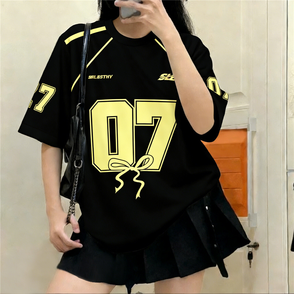JERSEY HIPHOP IN NGẮN (Tên tùy chỉnh) Áo thun ngắn tay COQUETTE RIBBON coquette