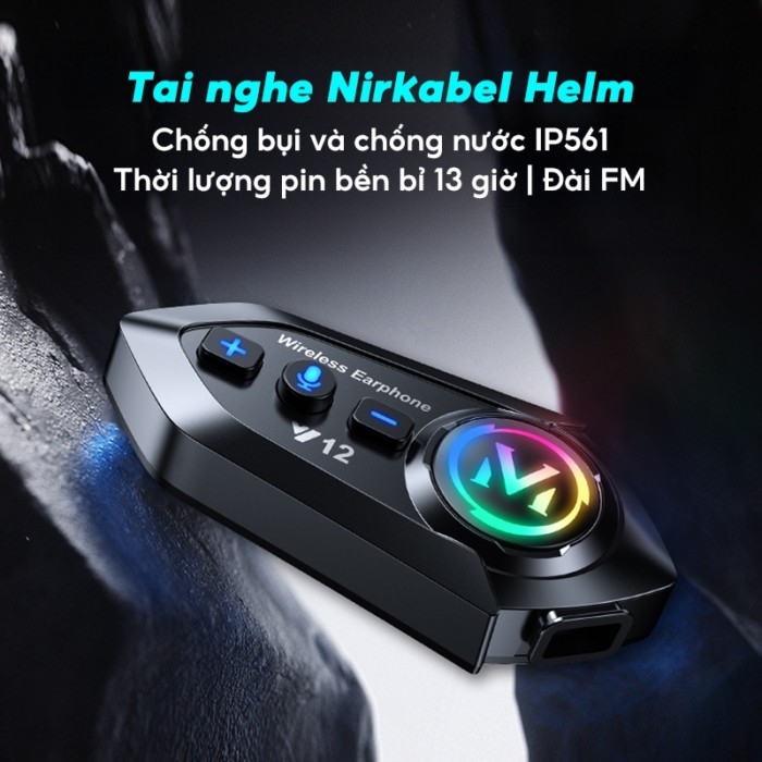 Y12 Mũ bảo hiểm xe máy Tai nghe Bluetooth 5.4 Tai nghe nói chuyện thực hành không dây Tai nghe Moto