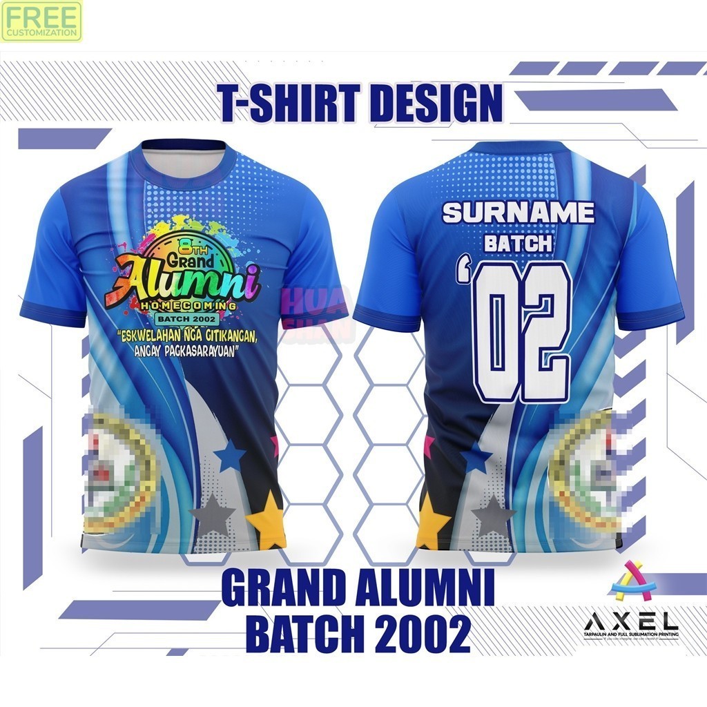 [Tùy chỉnh miễn phí] Áo thun BATCH ALUMNI HOMECOMING dành cho nam và nữ Áo thun thể thao ngoài trời 