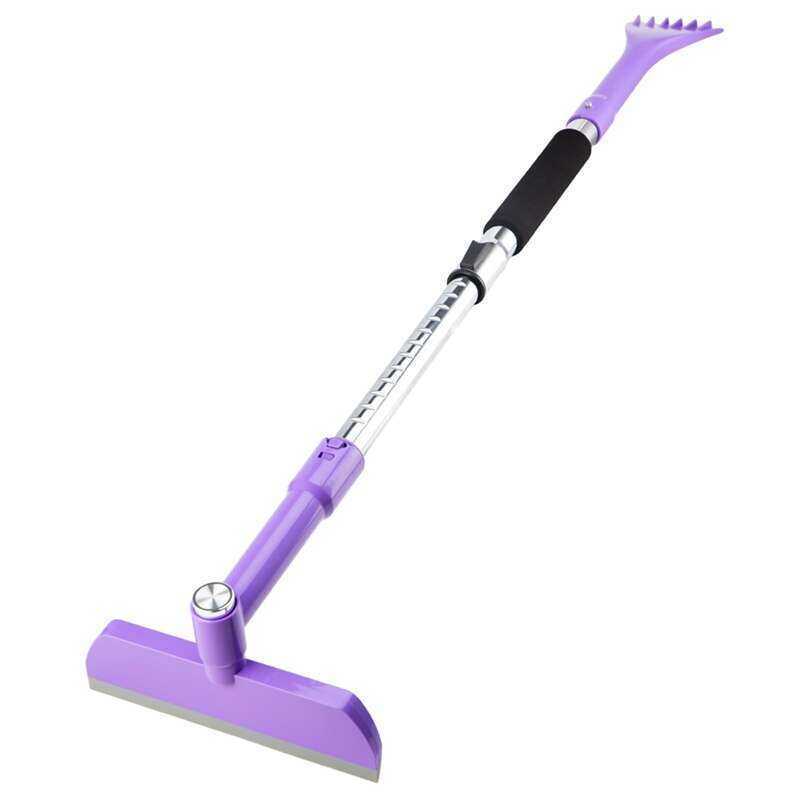 Mẫu mới nhất 49.2 "& Ice Scraper cho kính chắn gió ô tô, tuyết có thể mở rộng với 360° Xoay° Đầu bàn