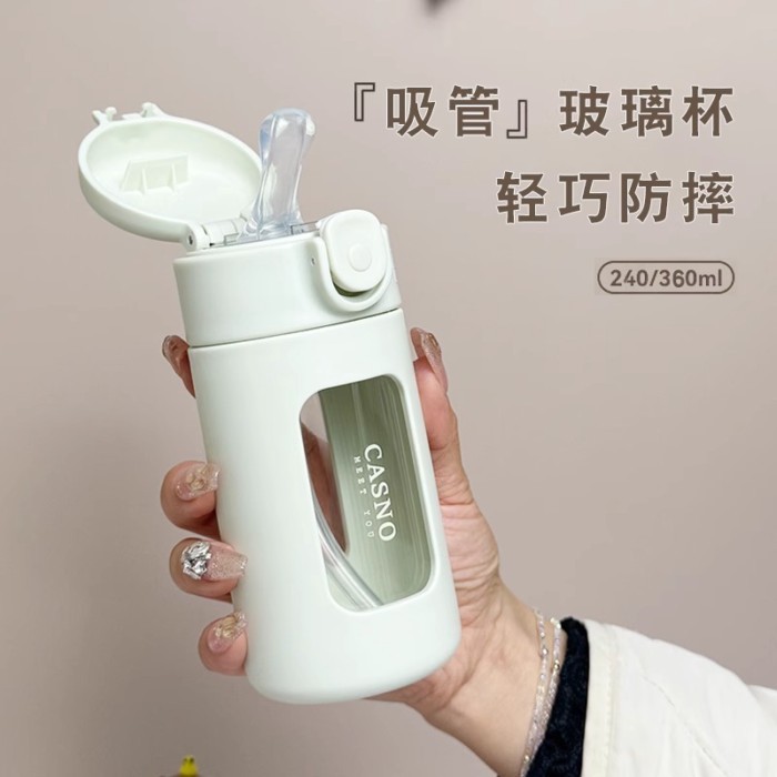 Cassino Phụ Nữ Mang Thai Sip Cốc Thủy Tinh borosilicate Cao Chịu Nhiệt Độ Với Quy Mô Đường Nước