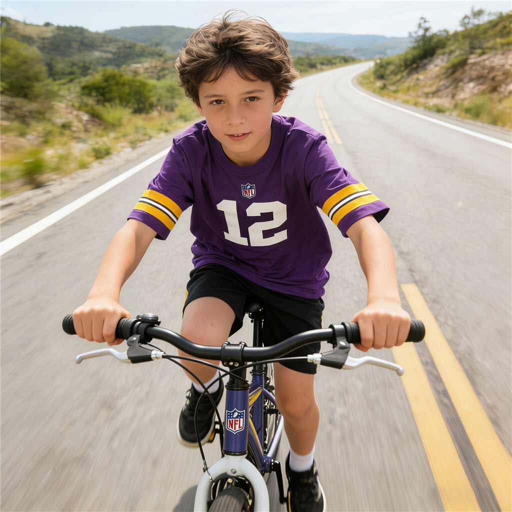 [Tùy chỉnh cho trẻ em] Áo bóng bầu dục NFL Bóng đá Mỹ Street Kids Jersey Hip-hop Nửa tay Hip-hop Boy