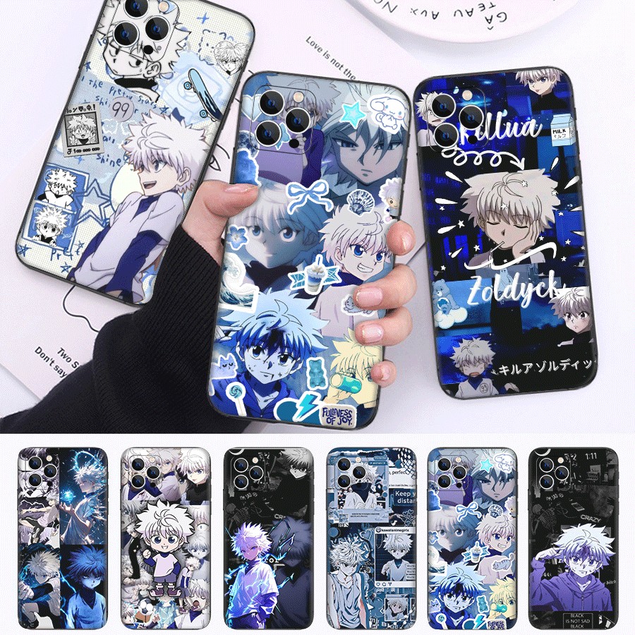 Dành Cho iPhone 14 15 16 Pro Plus Max Khả Năng Tương Thích Ốp Điện Thoại TPU Vỏ Bảo Vệ Mềm L6 Killua