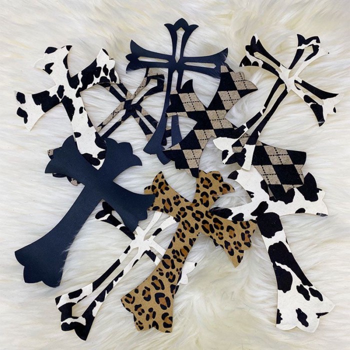 Nhãn dán Cross Patch Cross Mark Diy