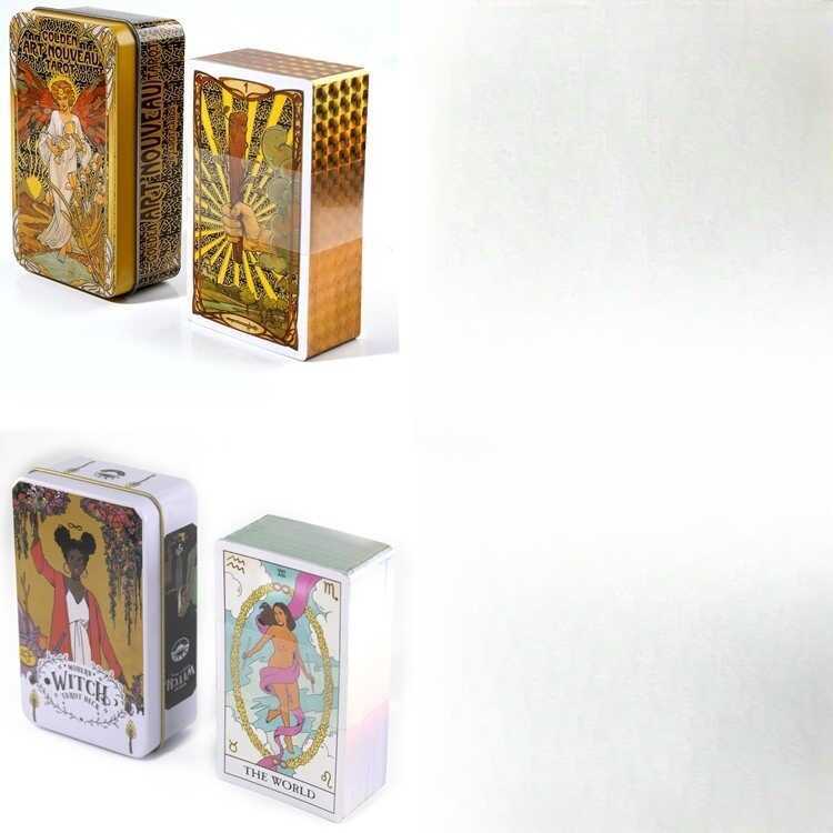 Tarot Cards Tarot Cards Tarot Cards Deck Gilding Craft Thẻ chơi cao cấp Oracle Cards