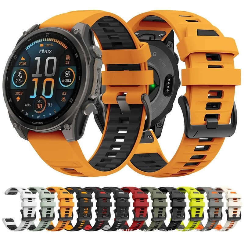 Thích hợp cho Garmin Fenix8 Dây đeo phong cách chính thức Fenix8 Generation 43 / 47 / 51mm Dây đeo s