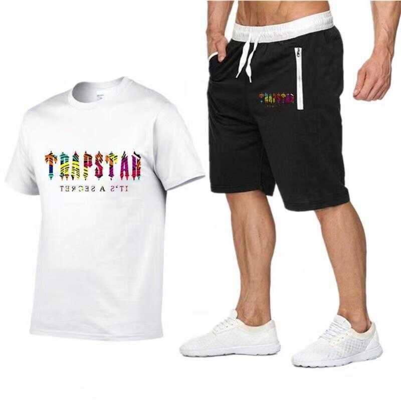Áo Thun và Quần Short Trapstar Cotton Mùa Hè