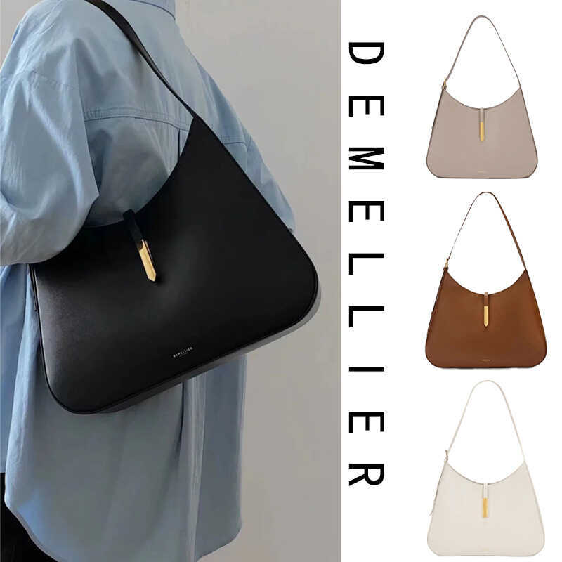 Anh Niche Demellier Túi Nách Nữ Đi Làm Da Thật Chính Hãng Túi Đeo Vai Túi Baguette Di Động