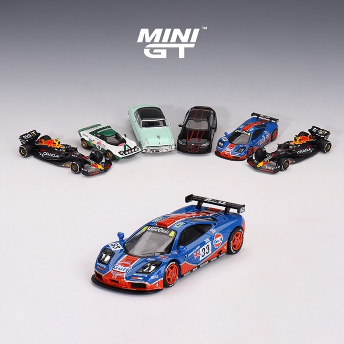 MINI GT 1: 64 McLaren F1 GTR Gulf Gulf Gulf Số Mẫu xe hợp kim 33