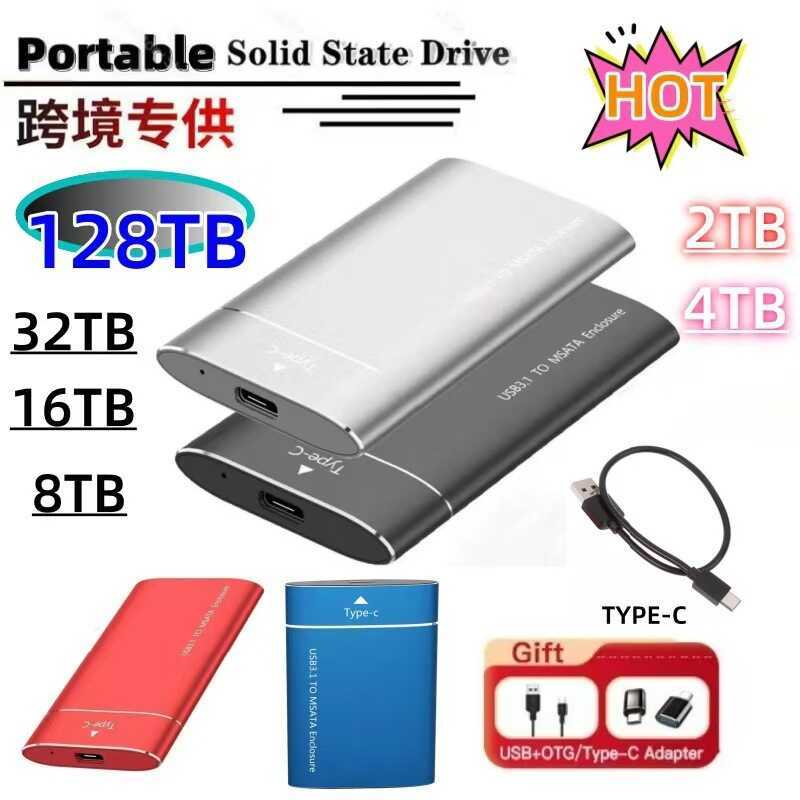 Sản phẩm mới Bộ khuếch đại di động tốc độ cao chắc chắn Nâng cấp 64TB 16TB 8TB 4TB 2TB SSD ngoài