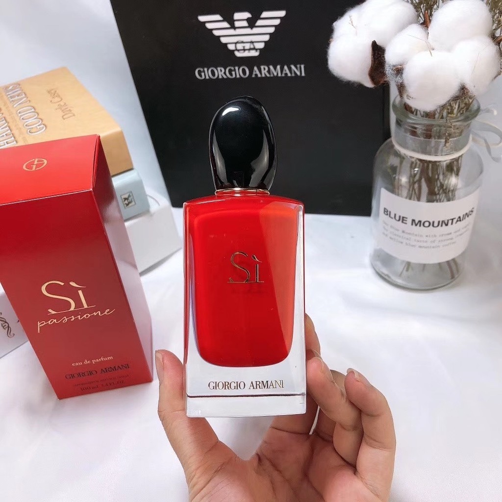 [Lựa chọn đặc biệt của Shopee] 31armani Si Passione Red Love Limited Perfume 18 Years New Fragrance 