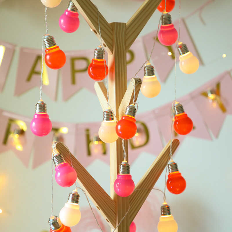 Bóng đèn mô phỏng LED4.5cm Trang trí phòng ngủ Bóng đèn dây đèn lồng