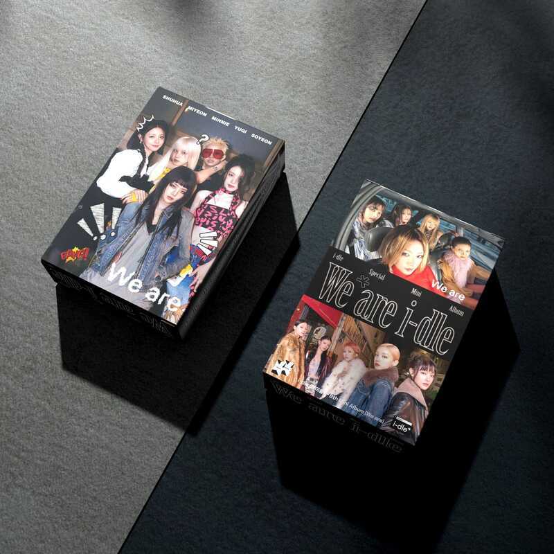 55 GIDLE Hàng hóa lomo Cards Album mới < We are > Bộ sưu tập hỗ trợ i-dle Ye Shuhua Photocards