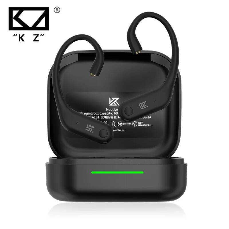 Cáp nâng cấp KZ AE01 Tương thích Bluetooth 5.4 HIFI Móc tai không dây C Đầu nối PIN có hộp sạc