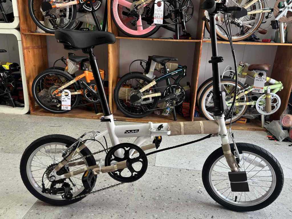 gấp Dahon KT610 16inch Xe đạp đã nâng cấp với Shimano 6 tốc độ và yên xe thoải mái