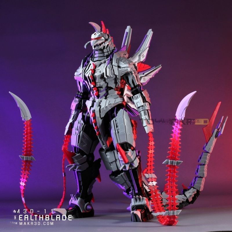 Godzilla Hidden Blade In 3D Lắp ráp Khối xây dựng Sinh nhật Cậu bé Câu đố Món quà Trẻ em Đồ chơi