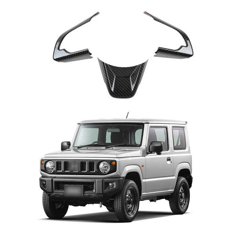 Thích hợp cho 19-21 Suzuki Jimny Jimny JB64 JB74 Ni Trang trí vô lăng ô tô