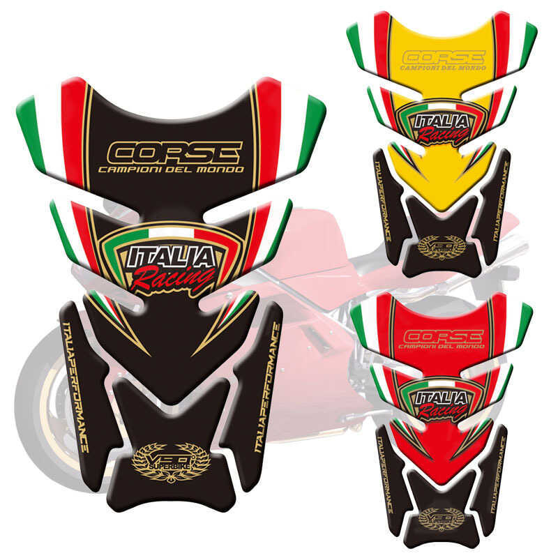 Miếng Dán Bảo Vệ Bình Nhiên Liệu 3D Xe Máy Thích Hợp Cho Ducati 748 916 996 998 Decal Sửa Đổi