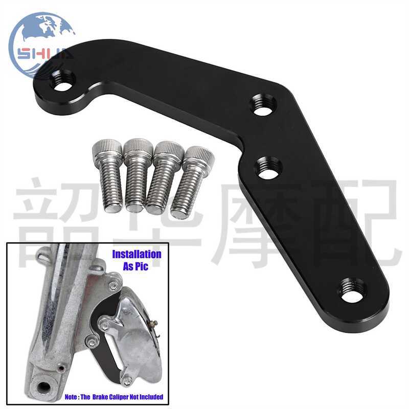 Phụ Kiện Xe Máy Thích Hợp Cho Harley Soft Tail Sportster FXR Phanh Trước Caliper Giá Đỡ 1984-1999