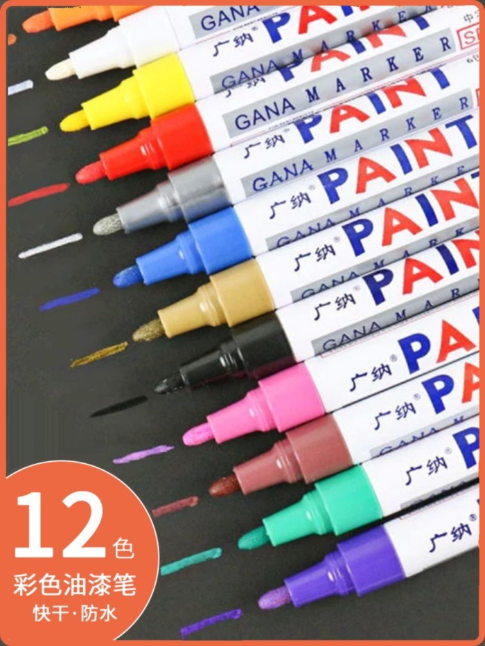 / New 'Leather Shoes Repair Shoe Marker Touch-Up Paint Pen Nhựa Scratch Paint Pen Lốp Trắng Chống Th