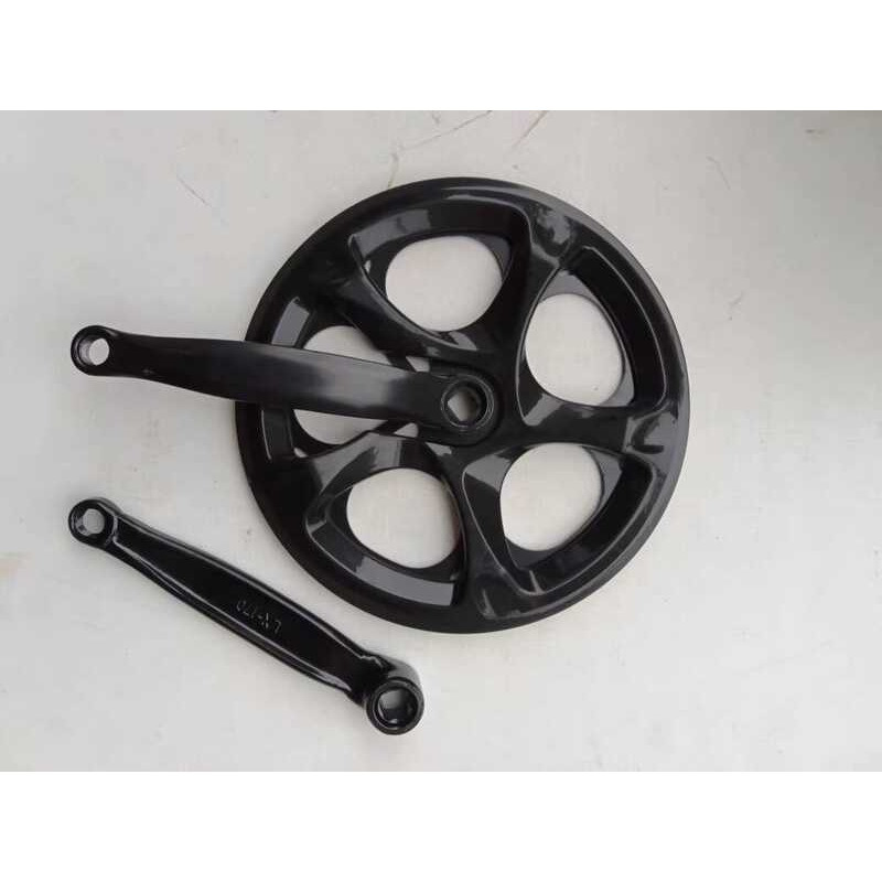 Cần đĩa xe đạp leo núi 52 răng, lỗ vuông 152/165-170mm, dễ gập gọn