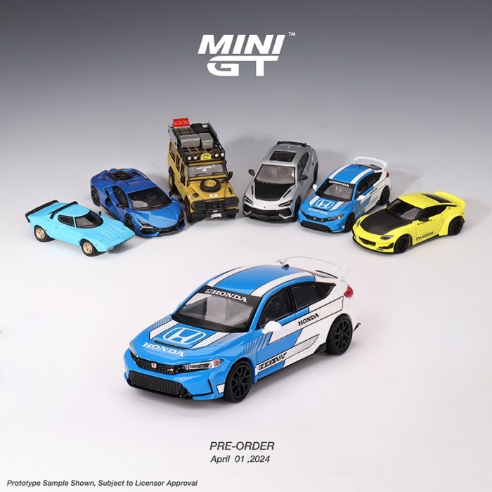 MINI GT 1: 64 Honda Civic Type R FL5 2023 Mẫu xe hợp kim an toàn