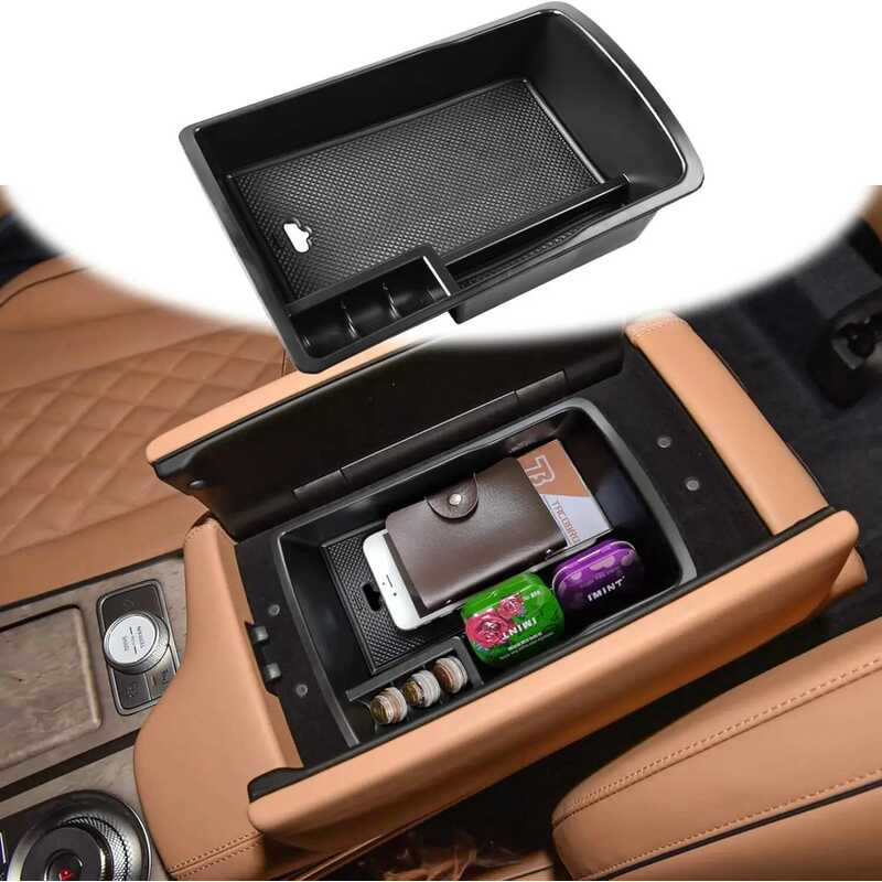 Khay sắp xếp bảng điều khiển trung tâm Tương thích với Phụ kiện Genesis GV80 2021-2025, Hộp đựng tay