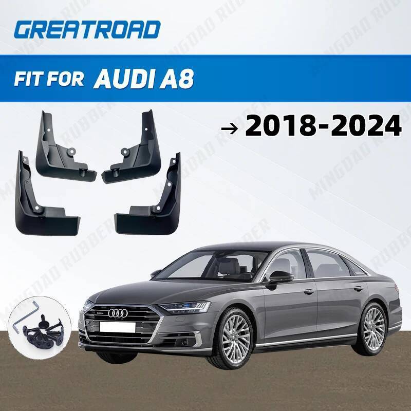 Chắn Bùn Cho Xe Audi A8L SPORT BASIC A8 D5 2018 - 2024 2019 2020 2021 2022 Chắn Bùn Bắn Vệ Binh Chắn