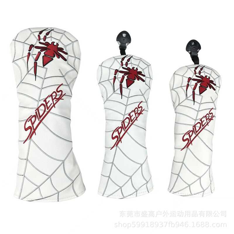 Cúp golf gỗ fairway thêu số 1 với nắp bảo vệ