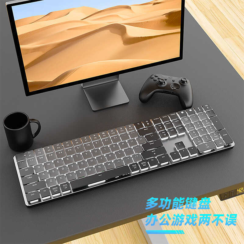 CX40 Bluetooth Dual-Mode Ultra-Thin Low-Axis Chocolate Keycap RGB Trò chơi kinh doanh Tiếng ồn thấp