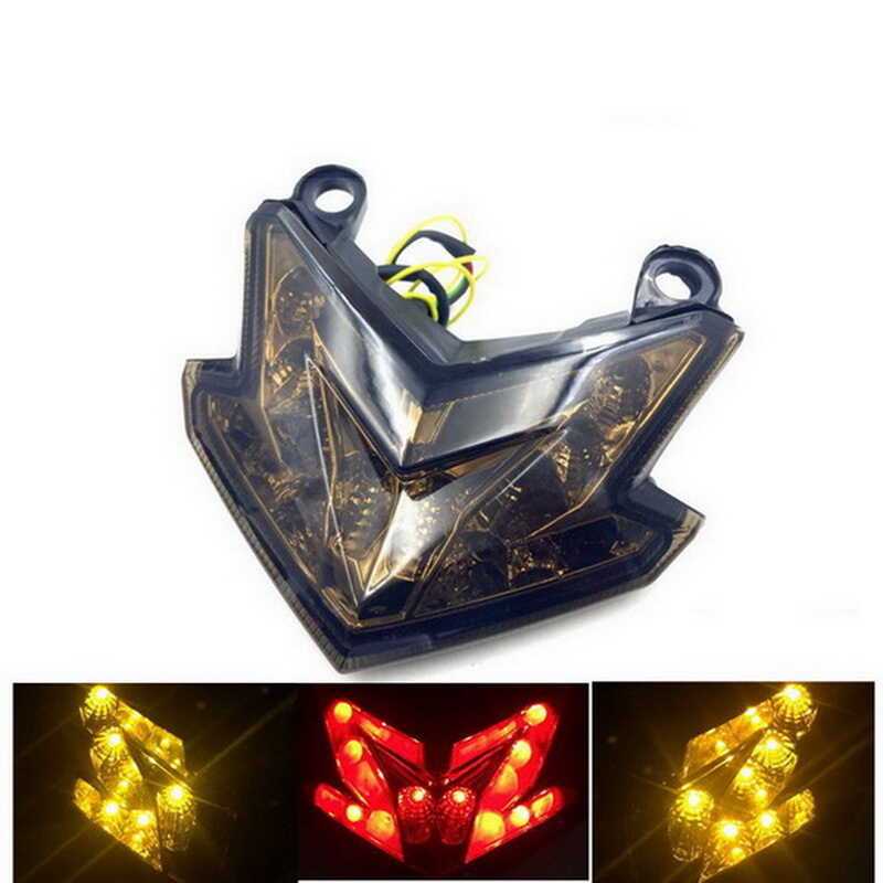 1 Cái Vỏ Đen 13-16 Xe Máy Z800 Đèn Hậu Sau Z125 Đèn Phanh Đi Kèm Tín Hiệu Rẽ