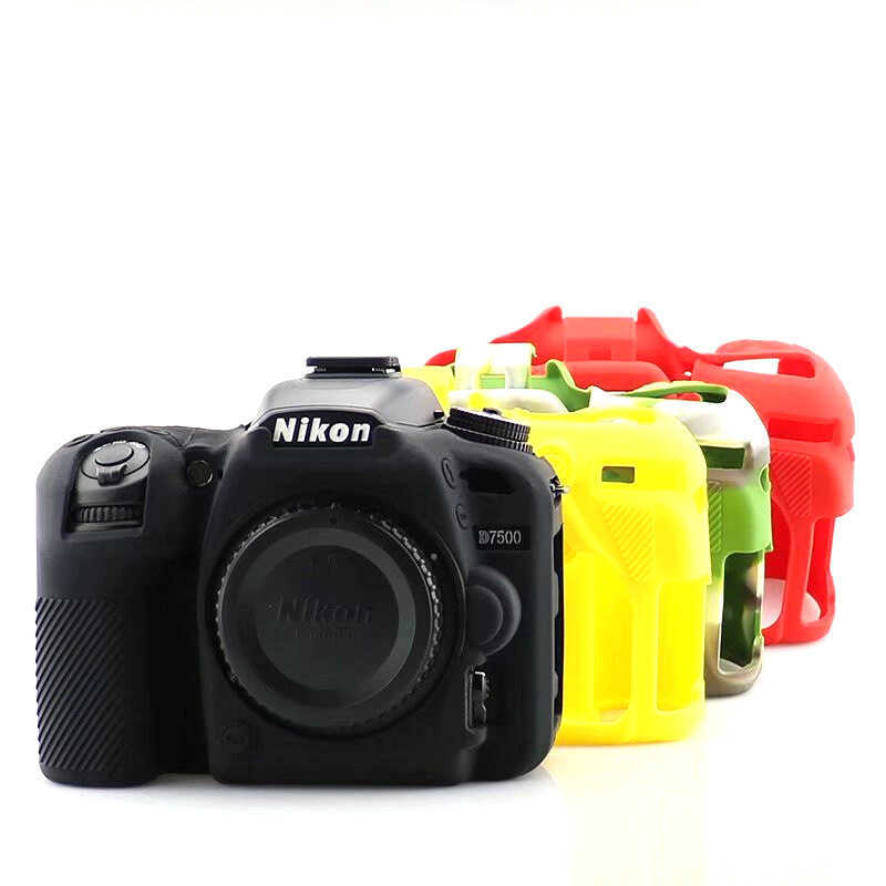 Thích hợp cho Nikon D7500 Vỏ silicon d7500 Camera Vỏ silicon chuyên dụng Vỏ bảo vệ Vỏ mềm