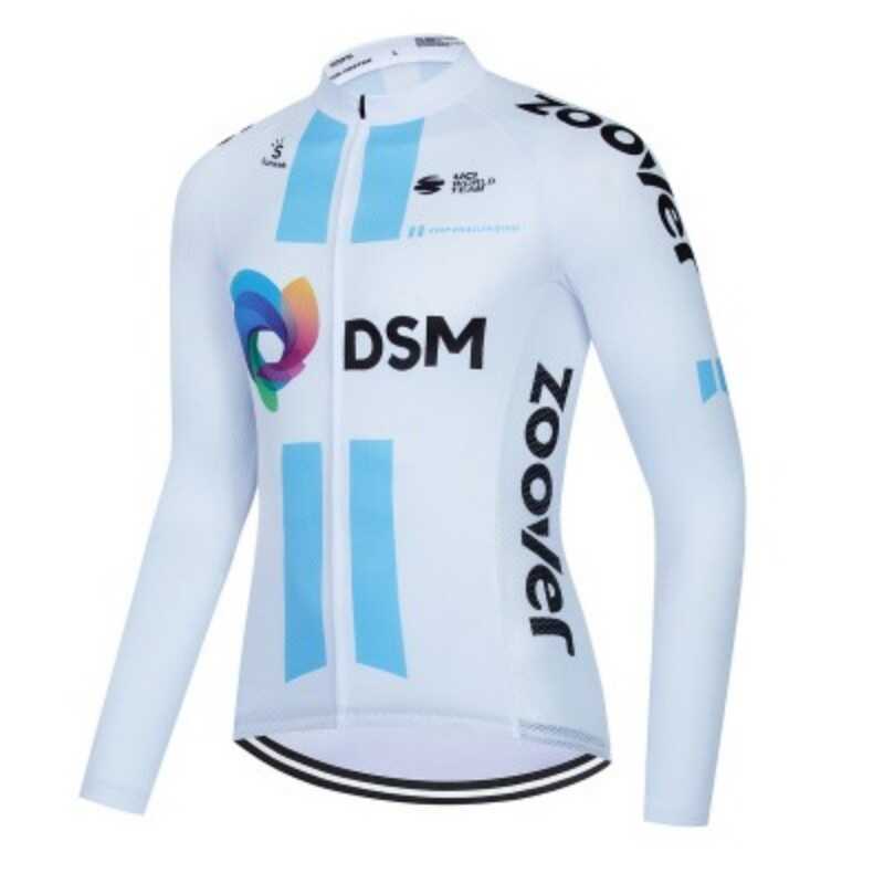 Tour de France Jersey Xe Đạp Chống Mồ Hôi, Chất Liệu Lông Cừu Tay Dài Cho Nam Và Nữ