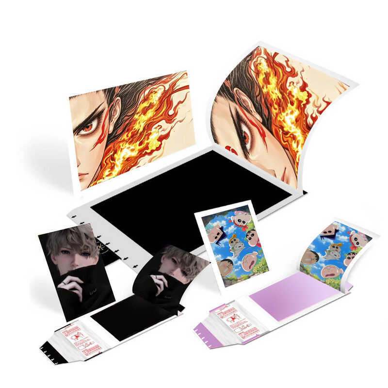 Nezha Hộp Bí Ẩn Xé Polaroid Photocard Conan Phim rách Tình Yêu Và Không Gian Sâu Hàng Hóa Tùy Chỉnh 