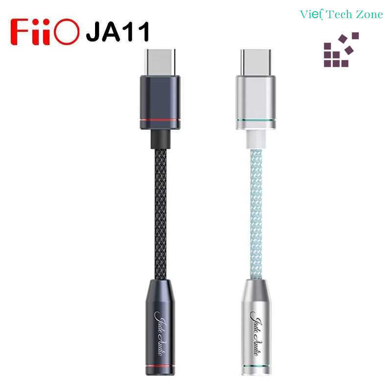 Cáp chuyển đổi âm thanh USB DAC FIIO JadeAudio JA11 HI-RES Type C sang tai nghe 3.5mm | Nguyên bản