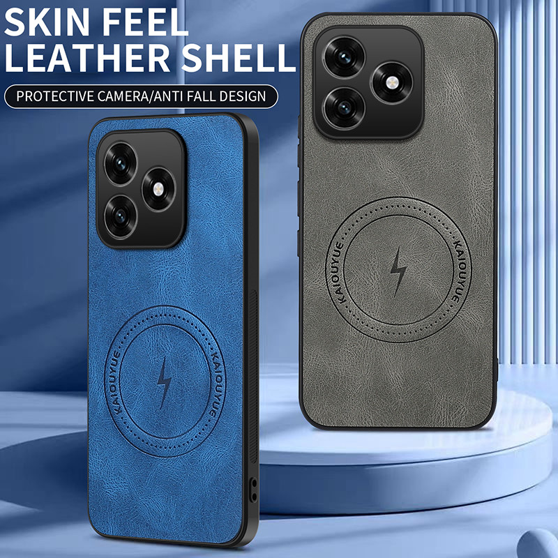 Ốp Lưng Cho Honor X5c X5cPlus ⭐️Vỏ điện thoại da sạc không dây từ tính⭐️ Nam châm vỏ chống sốc Honor