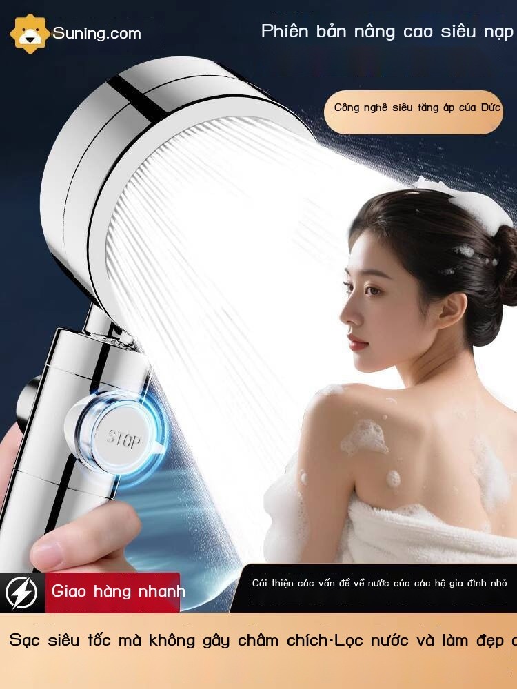 Đầu lọc cao, đầu siêu mạnh, mưa, bộ vòi sen áp suất cao 4079