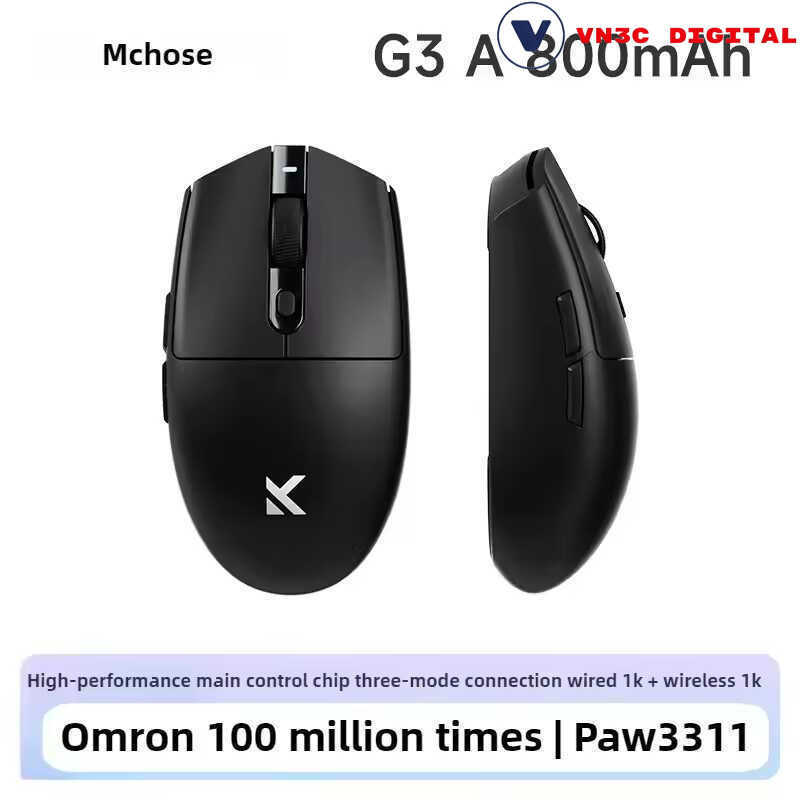 MCHOSE G3A Chuột chơi game ba chế độ công thái học PAW3311 - Chính Hãng