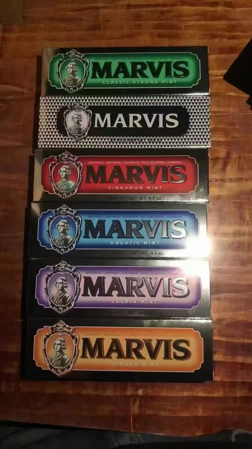 Hiệu ứng kem đánh răng MARVIS thời trang 20 MARVIS MARVIS 6 loại. Giá khởi đầu