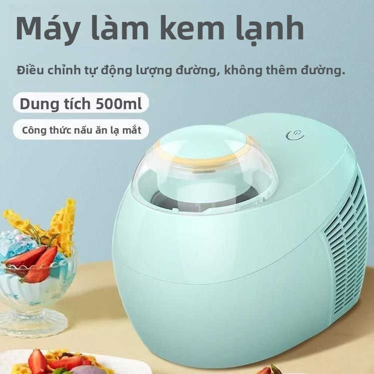 Máy mini mùa hè tại nhà nhỏ tự động hoàn toàn làm kem trái cây cho trẻ em