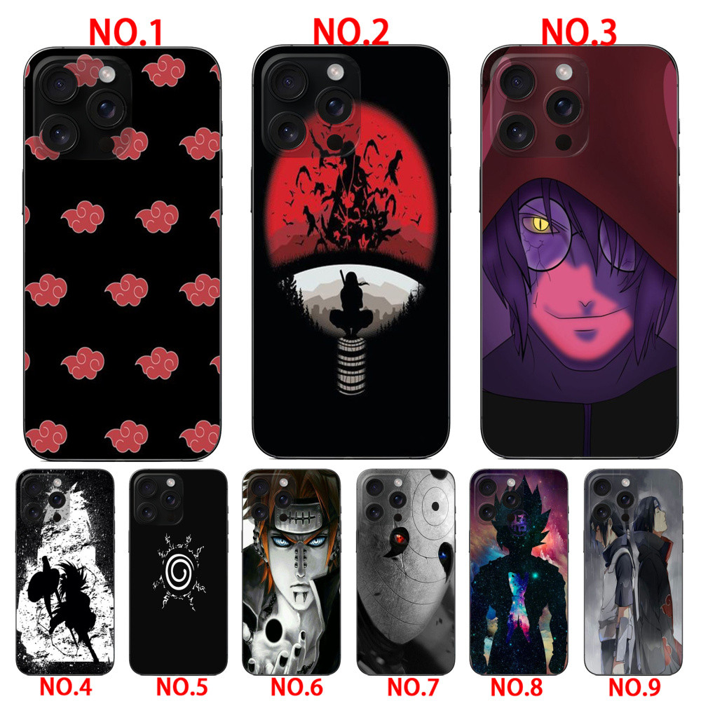 Ốp lưng Akatsuki Naruto cho Samsung A03 A04 A14 A15 A16 A17 S25 S25 Ultra S23 S23 Ultra