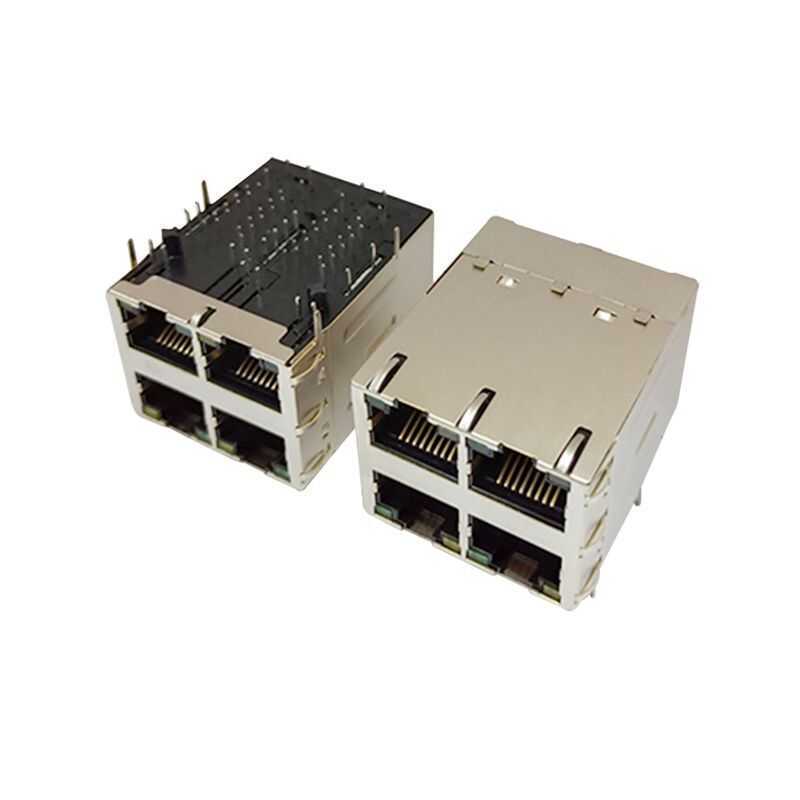 Giao diện mạng Gigabit RJ45 Ethernet RJ45 Ổ cắm kết nối 2X2 RJ45 PCB JACK Ổ cắm nữ