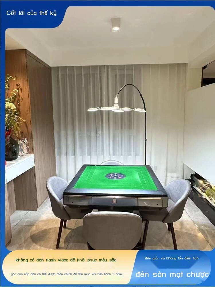 Đèn sàn chuyên dụng cho trong nhà, LED toàn phổ, bảo vệ mắt, cờ, phòng Mahjong, đèn Mahjong tại nhà