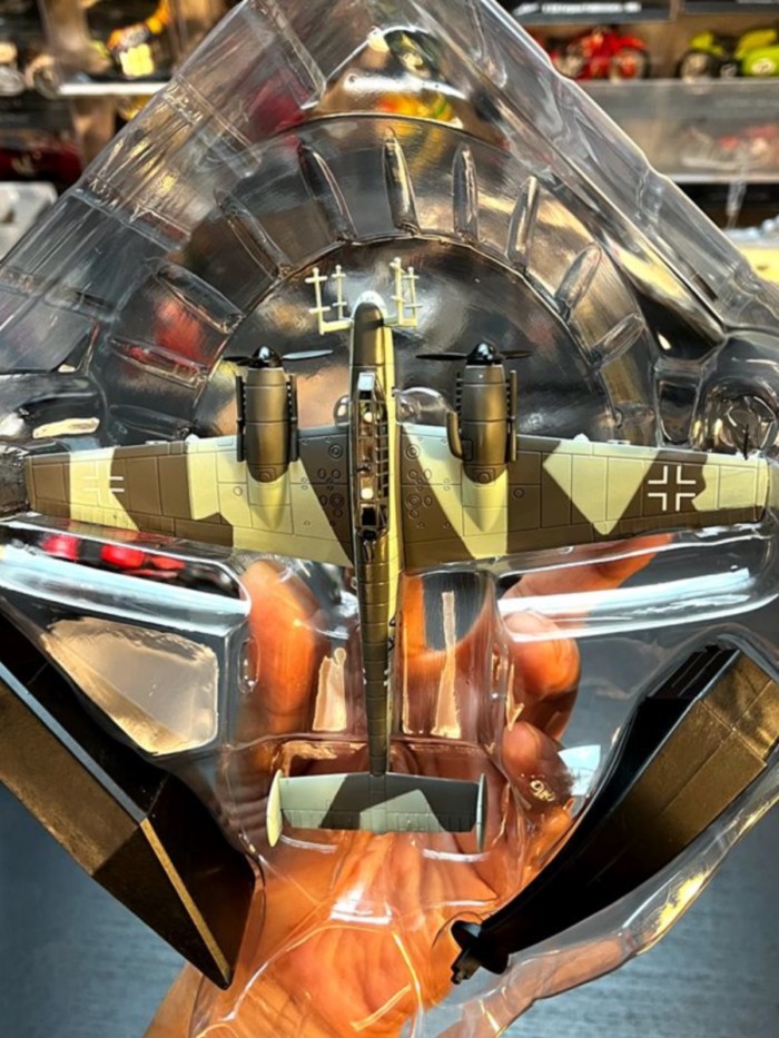 Tỉ Lệ 1: 100 Máy Bay Hợp Kim Mô Hình Chiến Tranh Thế Giới II Máy Bay Nổi Tiếng Đức BF110 Máy Bay Tiê