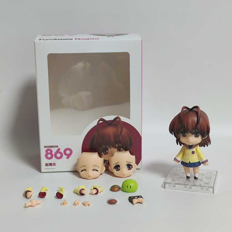 Phiên bản Q nội địa Nendoroid 869 #Furukawa Nagisa Di Chuyển Đổi Mặt Búp Bê Hình Mô Hình Đóng Hộp Tr