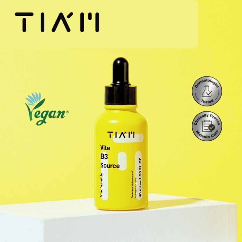 Tia'M Vita B3 Source Whitening Serum 40ml Restores Skin, Reduces Dark Spots, Light and Cool Texture