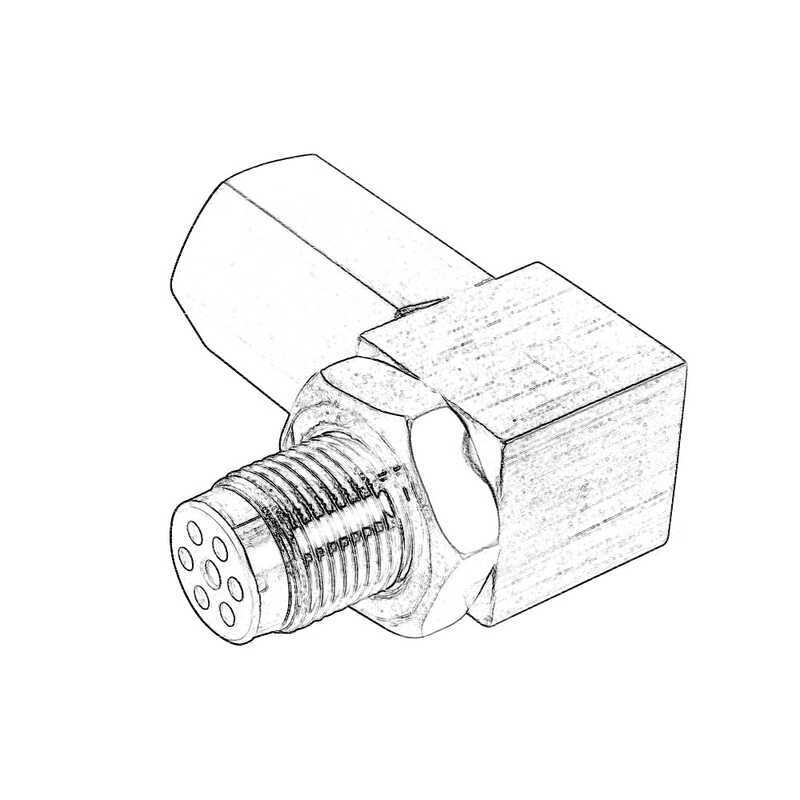 Bộ chuyển đổi cảm biến M18 * 1.5 Khớp nối cảm biến hình chữ L 90 độ P0420 P0430