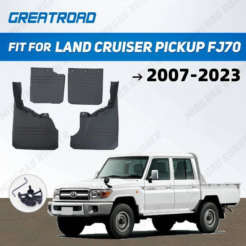 Chắn Bùn Ô Tô Cho LAND CRUISER Land Cruiser Pickup FJ70 2007 08 09 10 11 12 13 14-2023 Mudflaps Spla