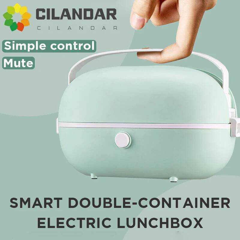 Di Động Điện Sưởi Ấm Không Gỉ Hấp Nồi Thép Lh Home R Bếp Hộp Thực Phẩm mer Súp Bữa Ăn Bộ Bento